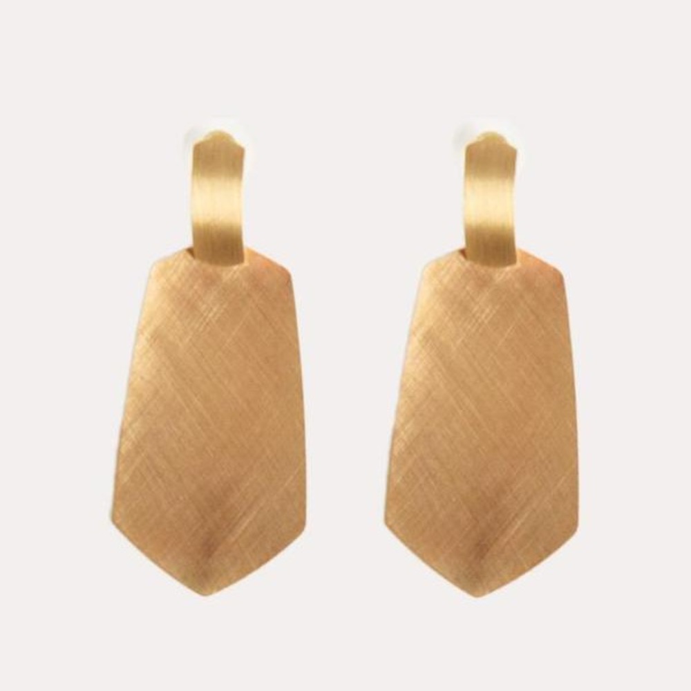 PANACEA Geo Drop Earrings In Gold